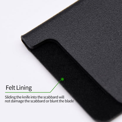 Knife Guards, 2/4/5/10/20pcs 4.7in - 12.2in Universal Knife Edge Guards, Non-BPA Knife Sheath, Waterproof Abrasion Resistant Felt Lined Knife Cover Sleeves Knife Protectors(2pcs 8.7" × 2")