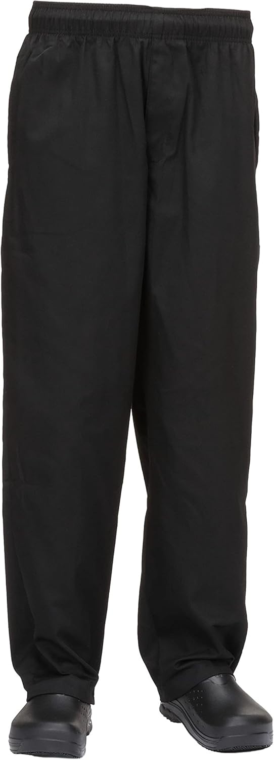 Chef Works Men's Essential Baggy Zip-Fly Chef Pants