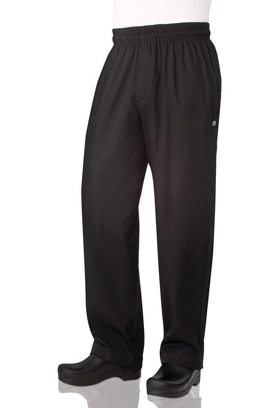 Chef Works Men's Essential Baggy Zip-Fly Chef Pants