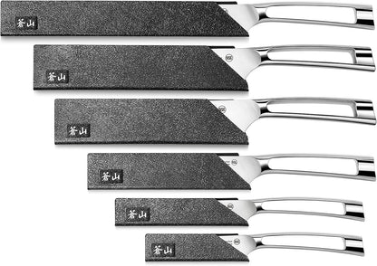 Cangshan 61741 6-Piece Knife Edge Guard Set, Black