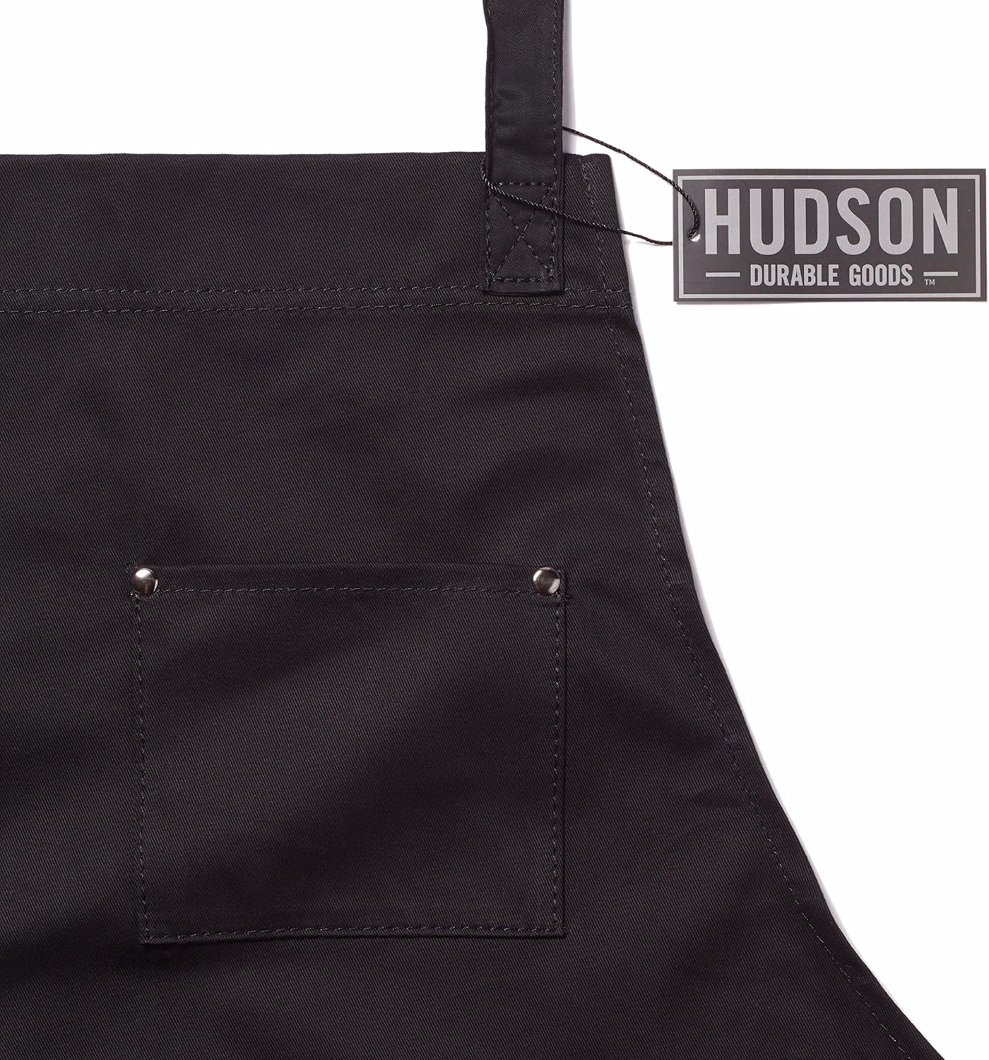 Hudson Durable Goods - Professional Grade Chef Apron for Kitchen, BBQ & Grill